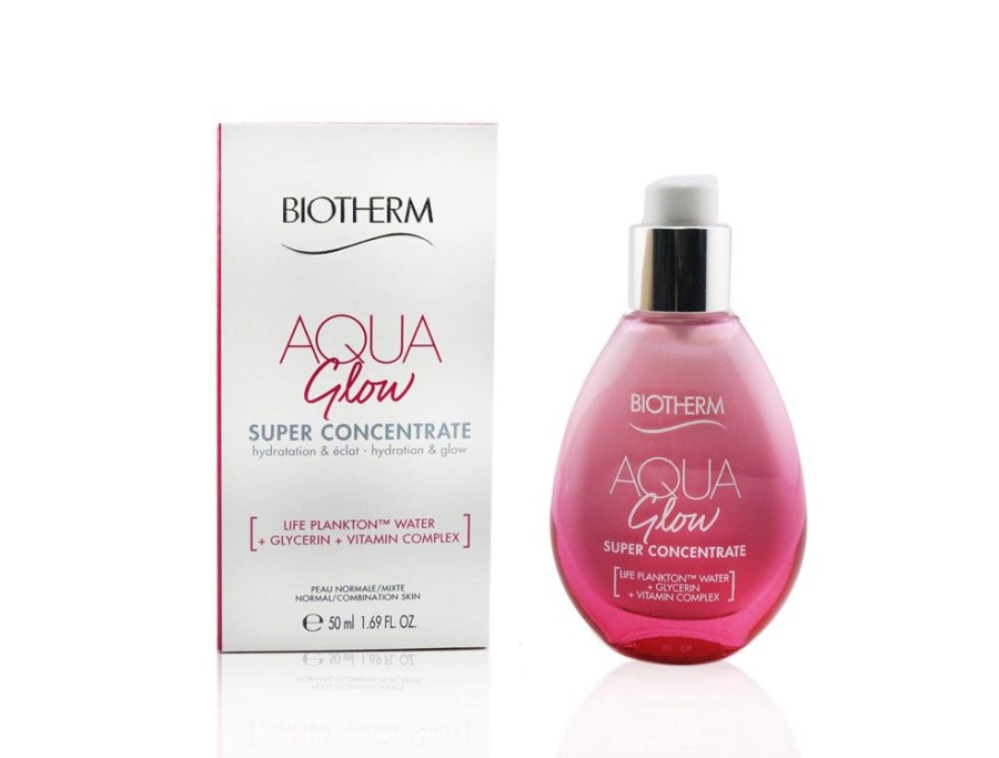 Femme Biotherm Hydratation Visage | Aqua Glow Super Concentrate Gel Creme Hydratation + Eclat