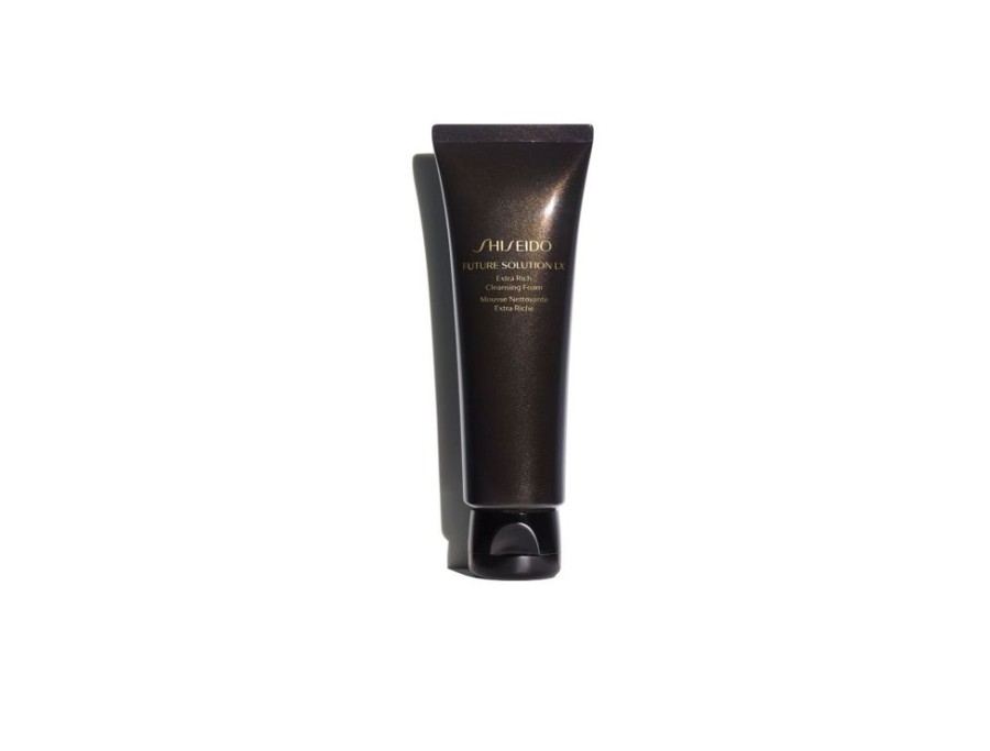 Femme Shiseido Masque Et Exfoliant Visage | Future Solution Lx Mousse Nettoyante Extra Riche