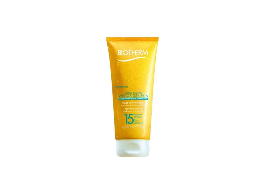 Mixte Biotherm Protection Solaire Corps | Fluide Solaire Peau Seche Et Mouillee Spf 15