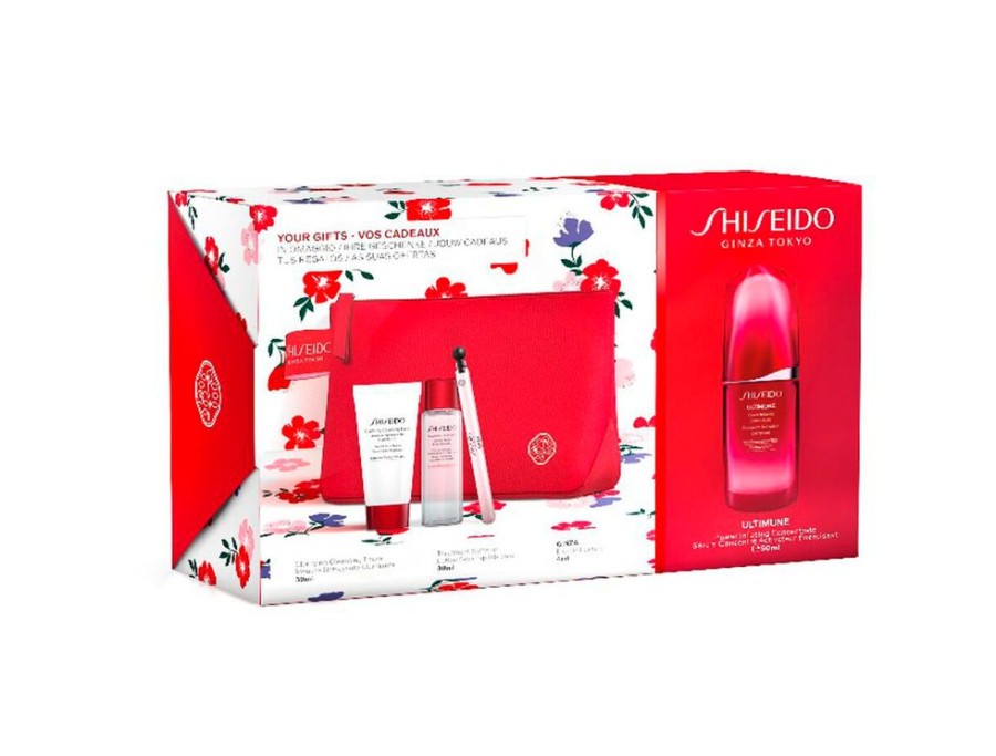 Femme Shiseido Anti-Age Visage | Coffret Ultimune Power Infusing Concentrate 3.0