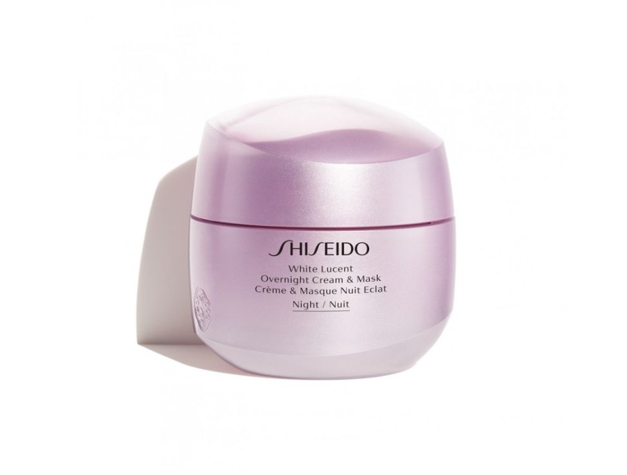 Femme Shiseido Hydratation Visage | White Lucent Creme & Masque Nuit Eclat