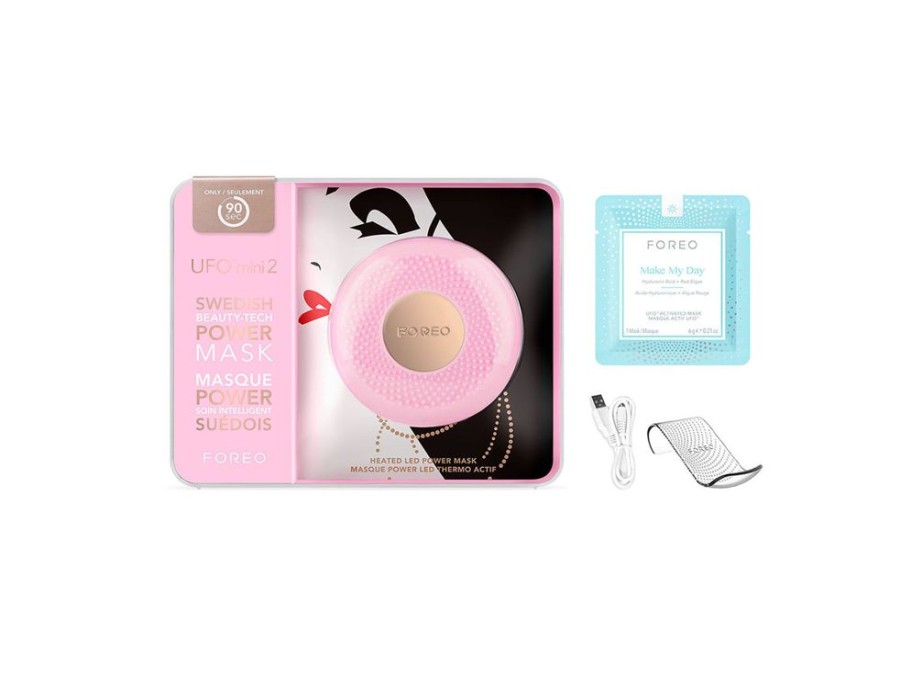 Femme Foreo Hydratation De La Peau | Ufo 2 Mini Pearl Pink