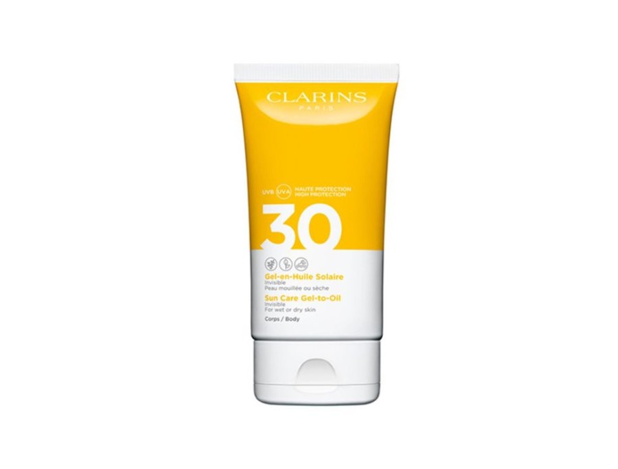 Mixte Clarins Protection Solaire Corps | Gel-En-Huile Solaire Corps Uva/Uvb 30